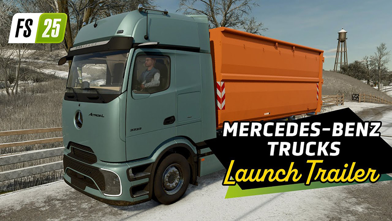 Mercedes-Benz Trucks Pack ローンチトレーラー