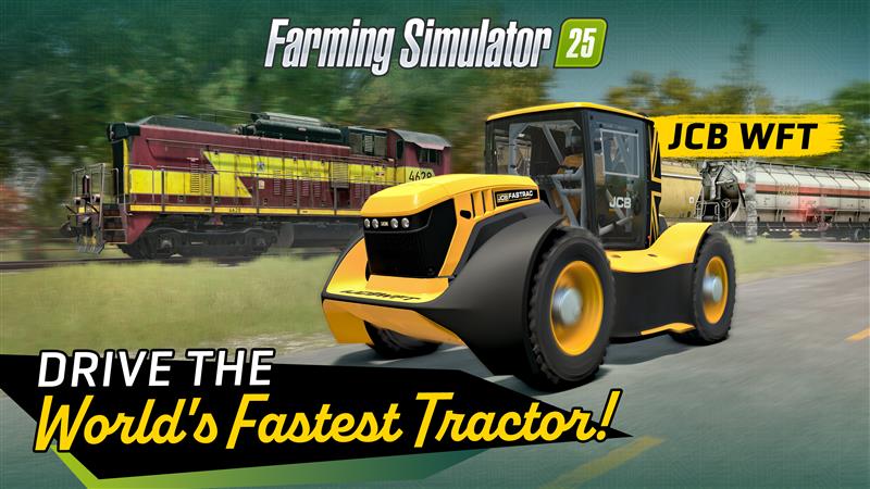 世界最速のトラクター「JCB WFT」トレーラー